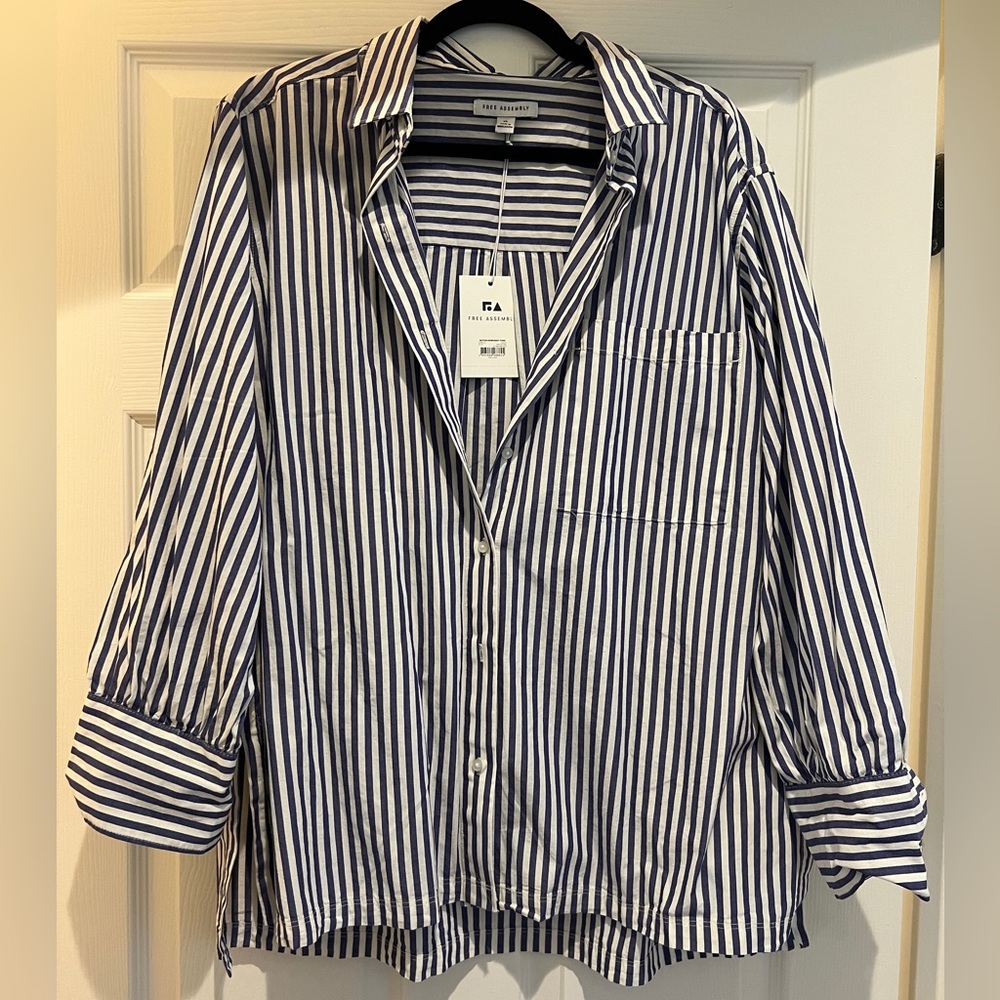 Striped Button Up